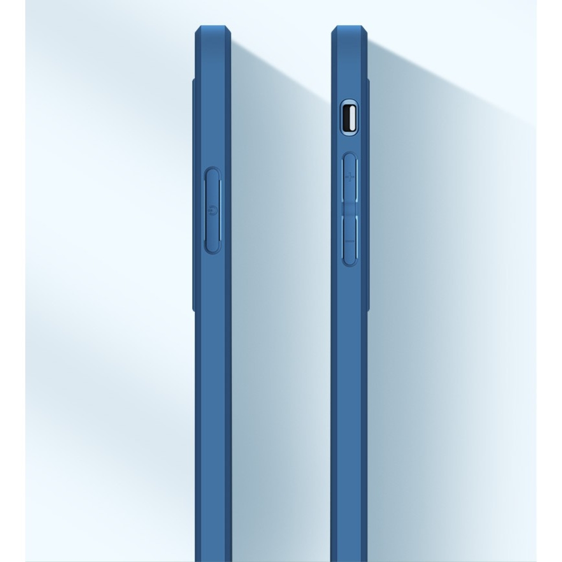 Husa protectie Flippy pentru Samsung A13 4G Electroplated cu  suport pentru camera, 1.5 mm grosime, protectie camera, Albastru