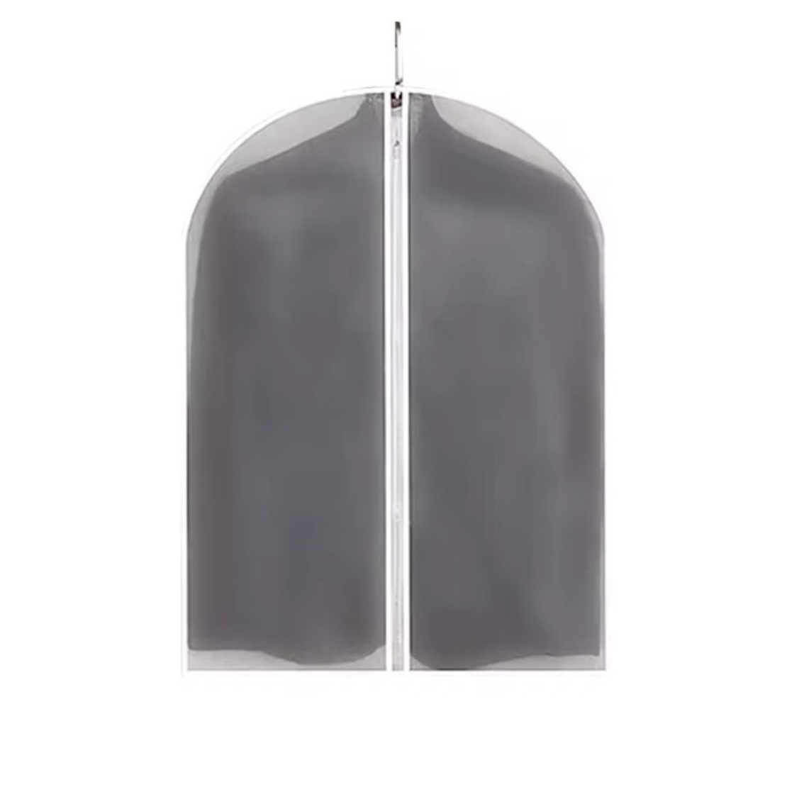 Set 5 Huse de Depozitare cu Fermoar, Flippy, pentru Haine, de Protectie, pentru Voiaj, Netesut, Rezistent la Praf, 60x80 cm, Transparent-Alb