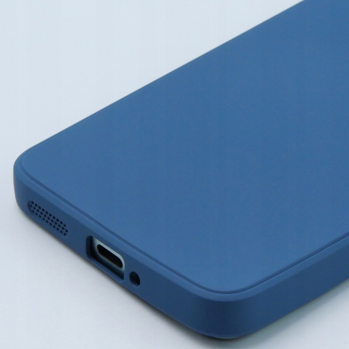 Husa de Protectie, Flippy, pentru Xiaomi Redmi 13T, Liquid Silicone, cu Microfibra pe Interior, Protectie Antisoc, Compatibil Incarcare Wireless, Albastru
