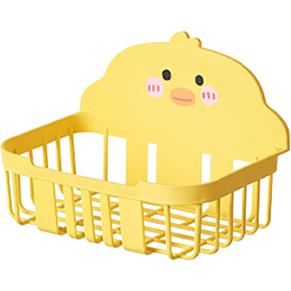 Cutie de Depozitare, Flippy, din Plastic, Montare pe Perete, Model Ratusca, 13x19x12 cm, Galben