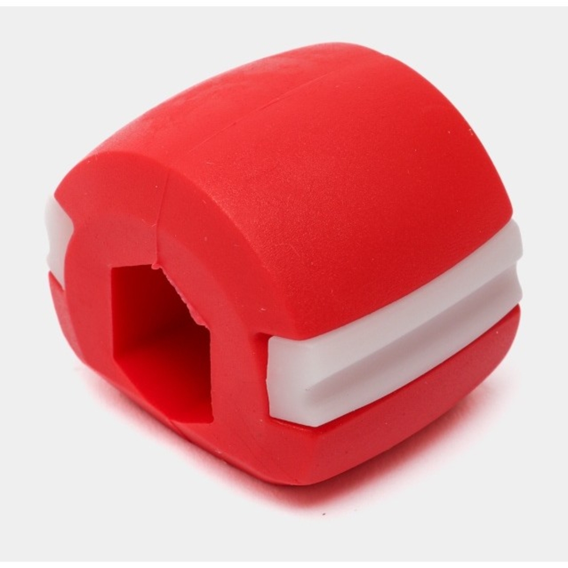 Dispozitiv de Tonifiere Faciala, Flippy, din Silicon, Corectare Mandibula/Maxilar, Rosu