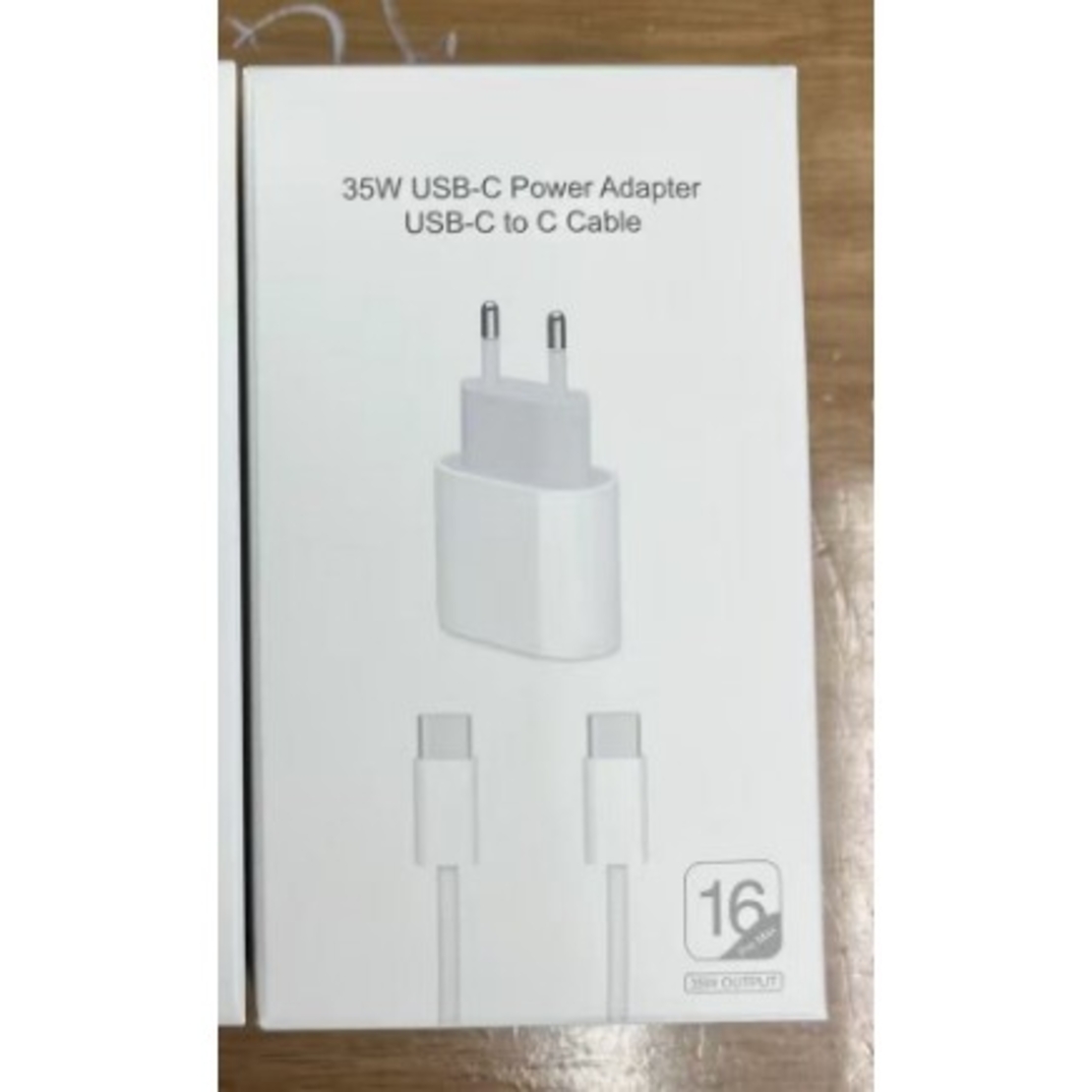 Incarcator Super Fast Charge, Flippy, Incarcator Fast Charge Compatibil Apple, 35 W, USB-C Adaptor, Cablu inclus USB-C, Alb