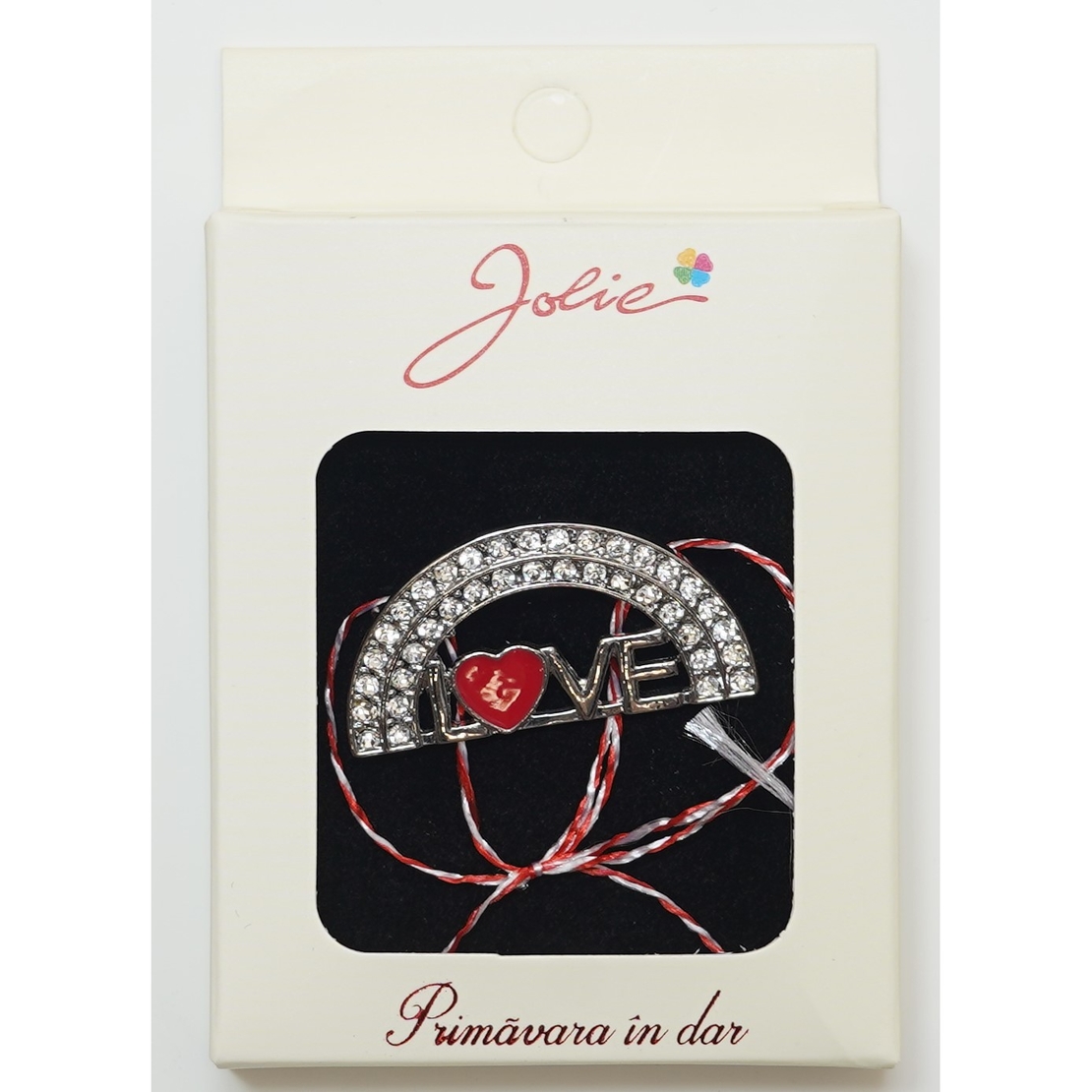 Martisor Brosa Medie, Multicolora, Dimensiune Brosa Aprox 5 cm, Material Metal, Model 7