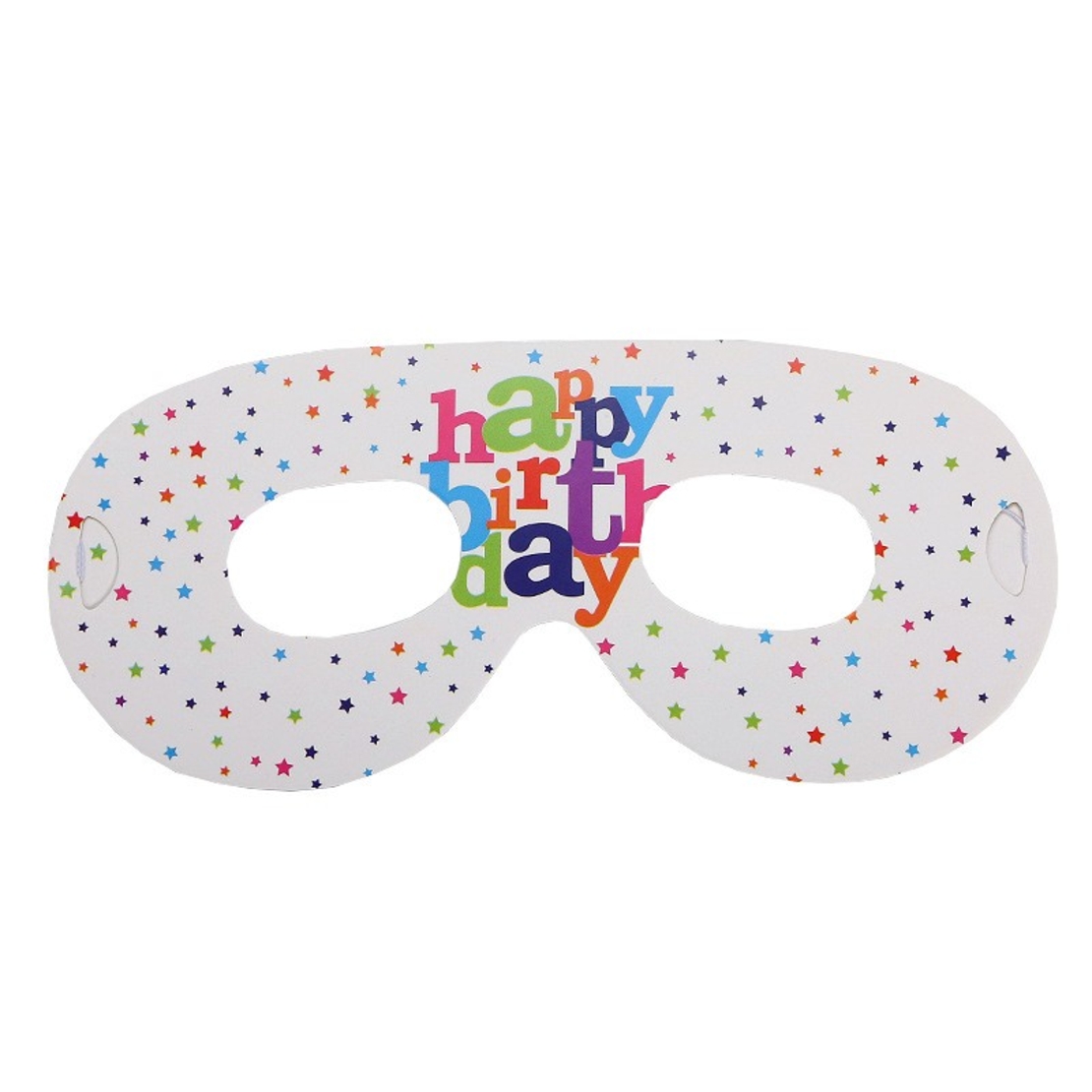Set 6 Masti Tematice, Flippy, Colectia Happy Birthday, 16 x 6.5 cm, din Carton, Multicolor