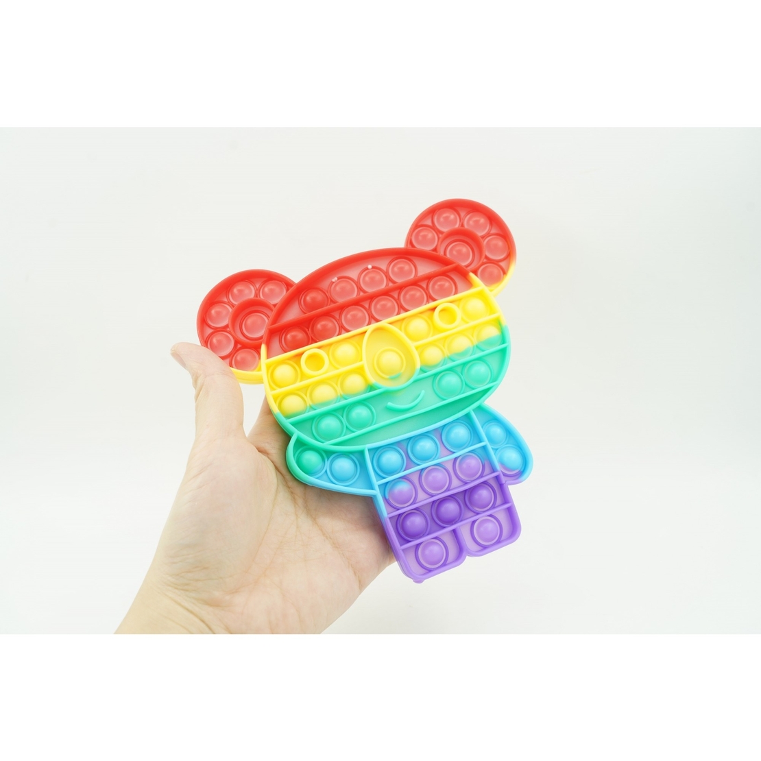Jucarie antistres din silicon, Flippy, Pop It Now and Flip It, Ursulet Koala, Multicolor