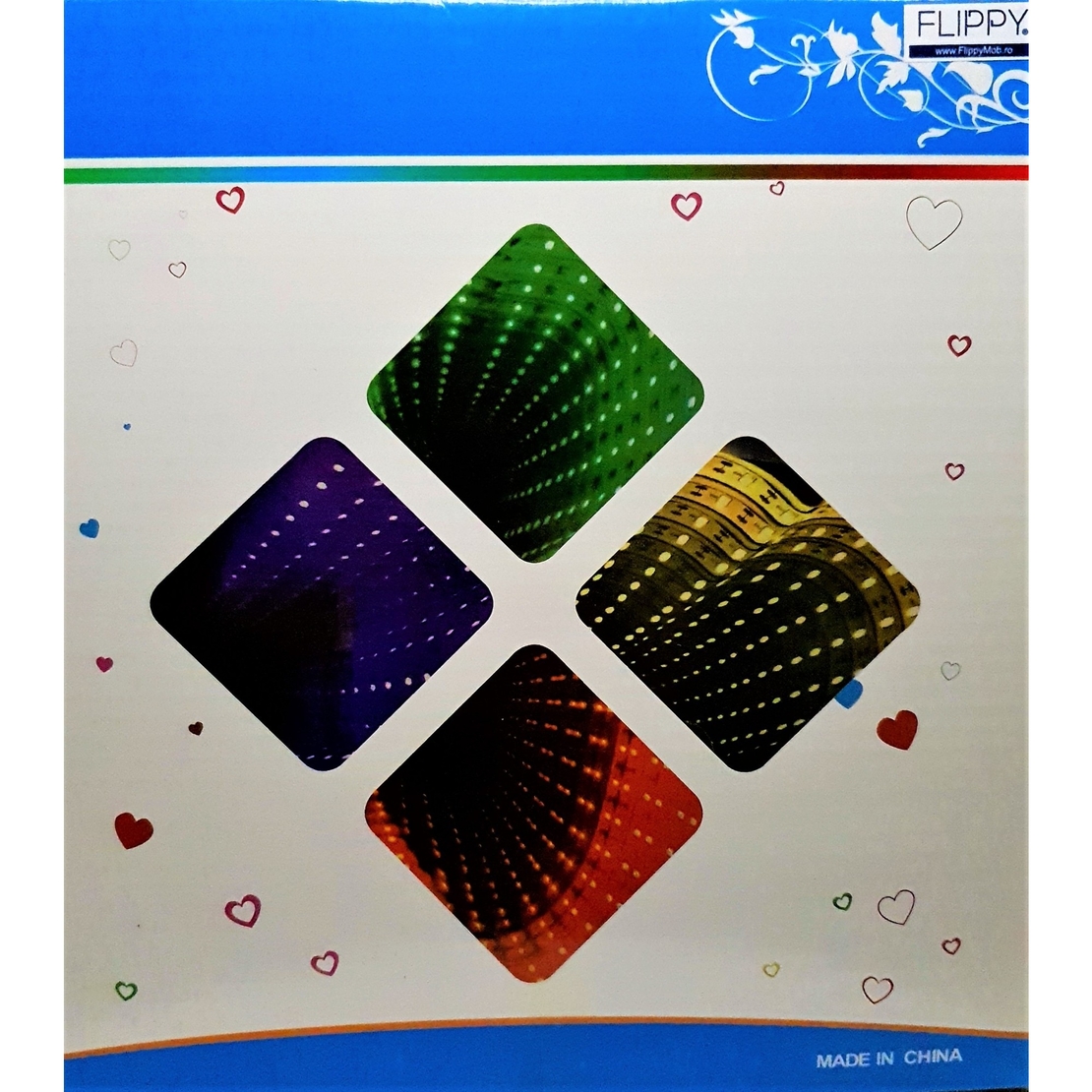Decoratiune Luminoasa, Flippy, cu Cablu USB, Model Flamingo, Alb Rece, 17 cm