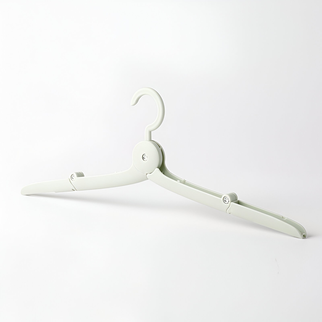 Umeras Pliabil de Calatorie, Flippy, Mini Cuier Portabil pentru Haine, Suport de Uscare, 14x7x1.4cm, Verde