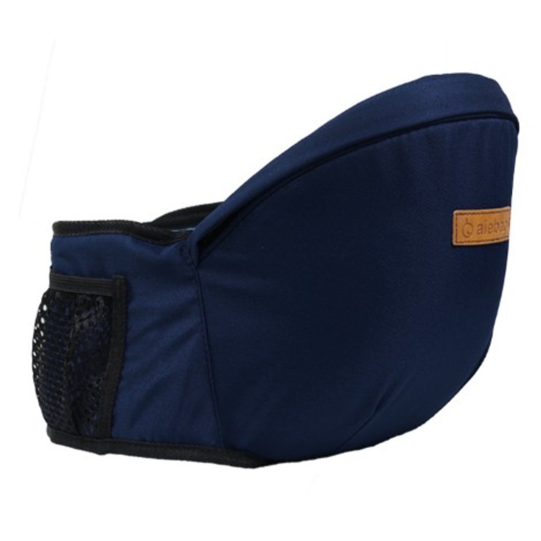 Port-Bebe Ergonomic Ajustabil cu Scaun, 3 Pozitii, Bumbac Respirabil, pentru Copii 0-3 Ani, 20 kg Maxim, 25 x 22 x 18 cm, Albastru