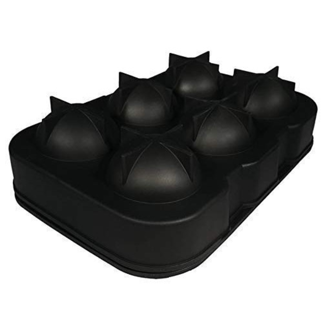 Forma pentru Gheata, Flippy, 6 Forme Sferice, din Silicon, 17 x 12 x 6 cm, Negru