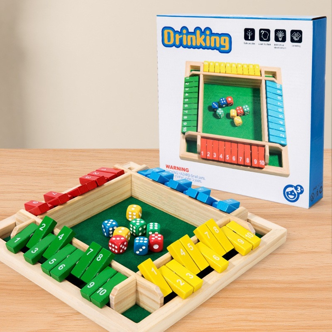 Joc de Societate, Flippy, Model Drinking, 3 Ani, 2-4 Jucatori, Multicolor