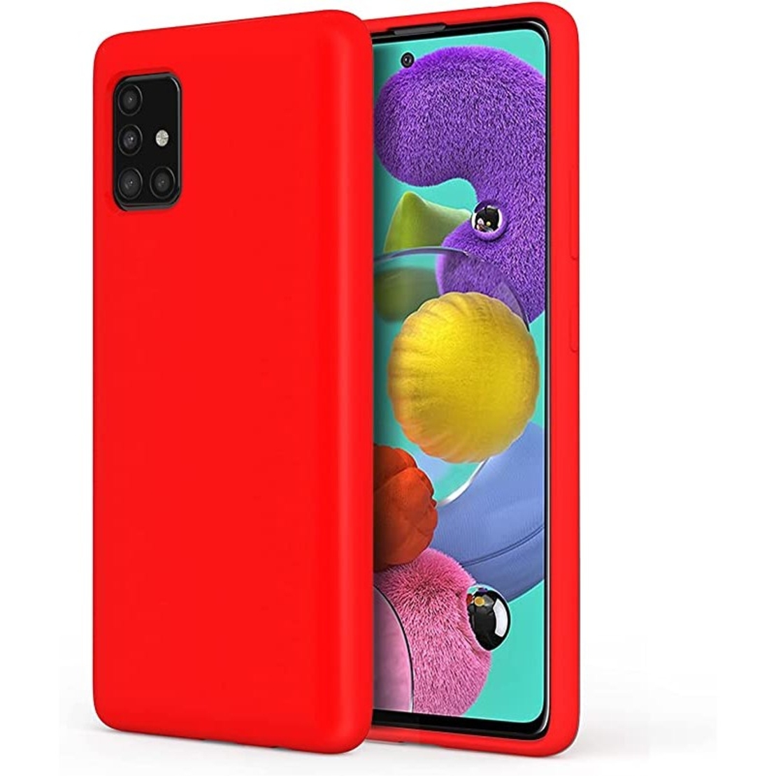 Husa de protectie Flippy compatibila cu Samsung Galaxy S21 5G Matte Tpu Rosu