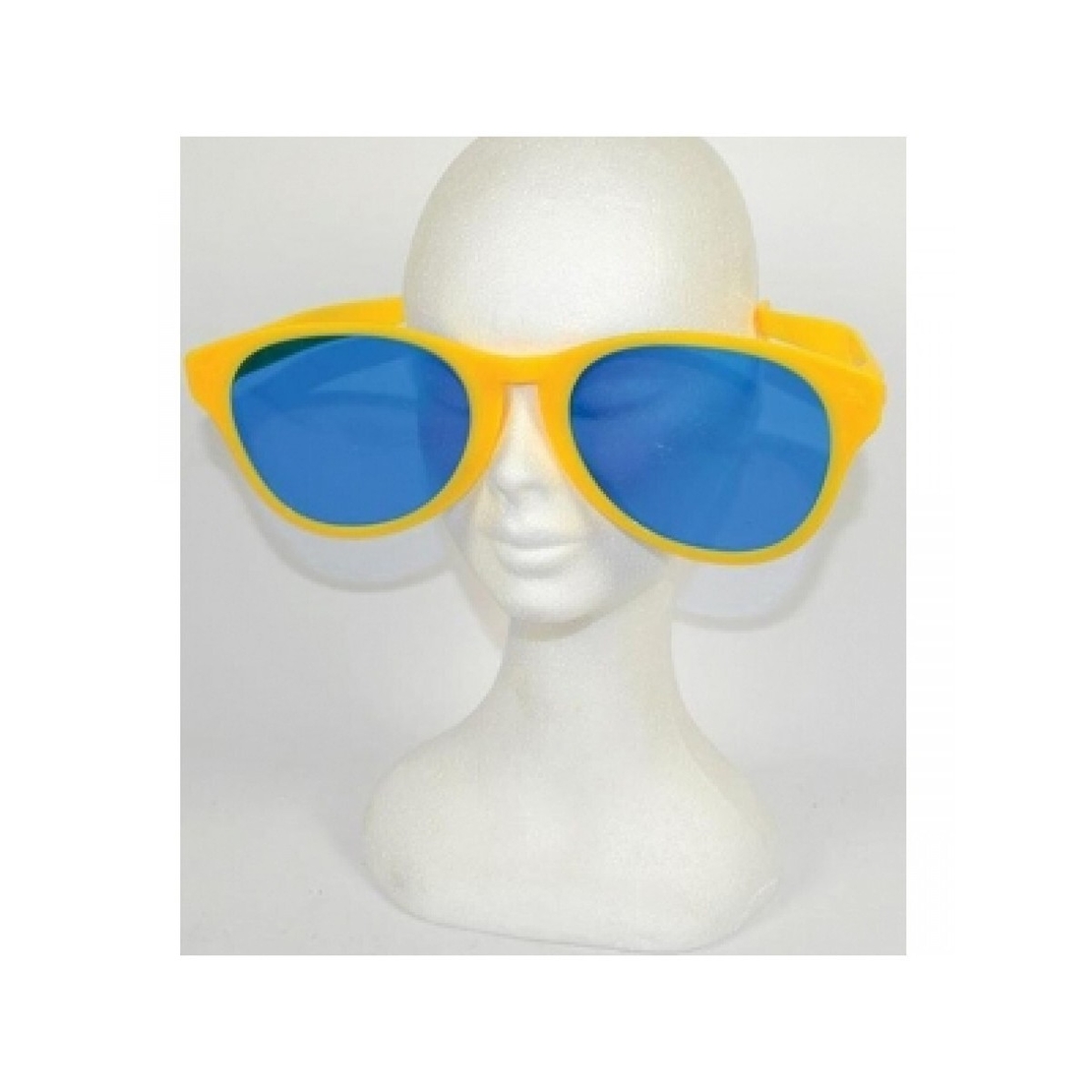 Ochelari Deghizare, Flippy, Marime Exagerata, din Plastic, 26 x 9 cm, Galben