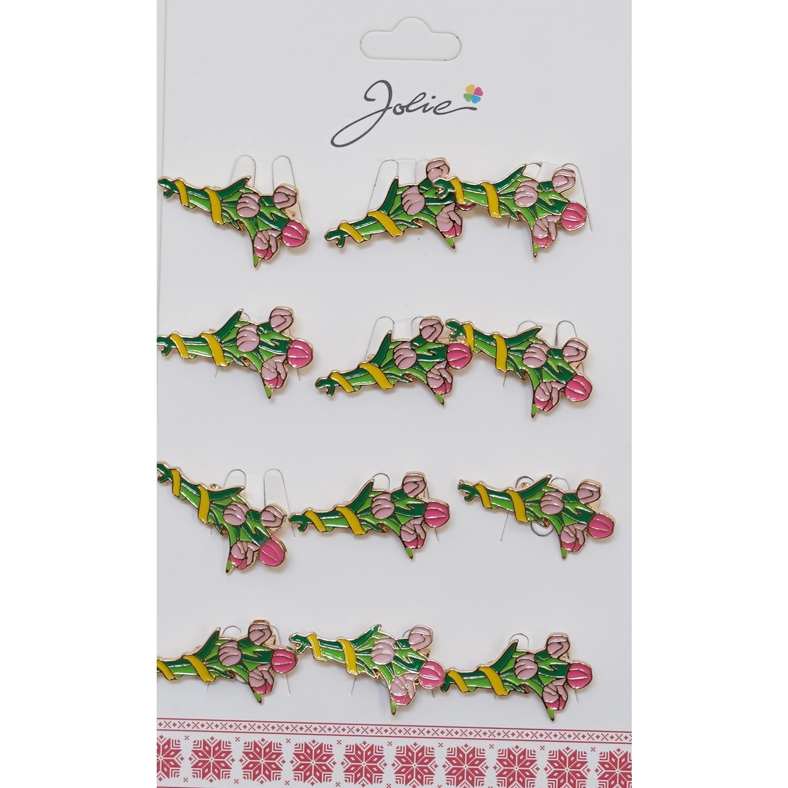 Set 12 Brose Martisor Buchet de Lalele