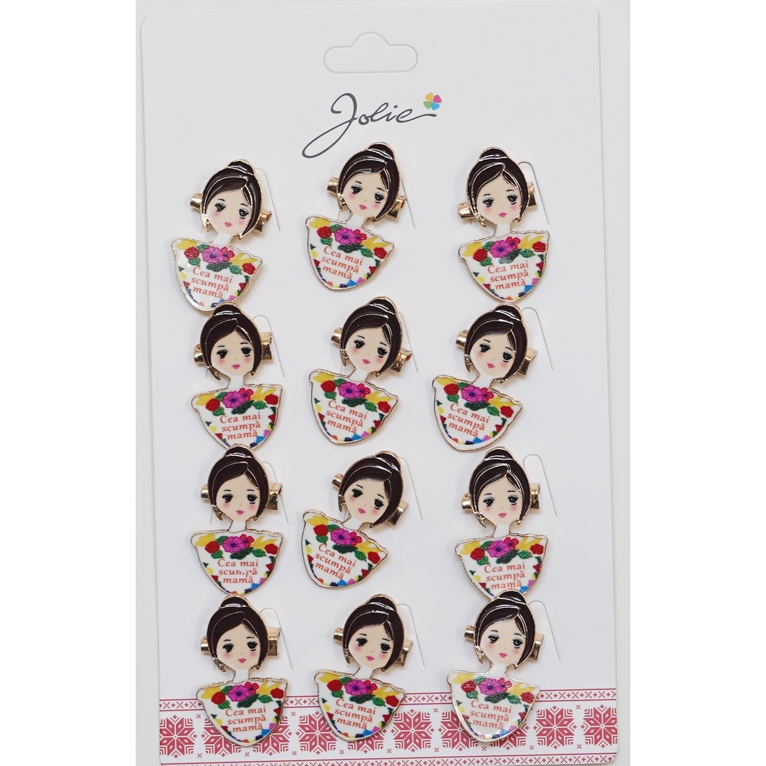Set 12 Brose Martisor Primavara Cea Mai Scumpa Mama