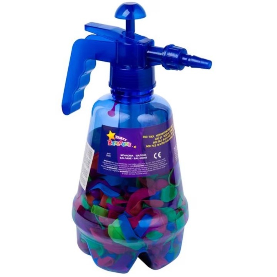 Set 300 de Baloane cu Apa, Flippy, Rezervor de Apa de Umplut, 1.5L, Autosigilate, 34 x 27 x 10 cm, Multicolor