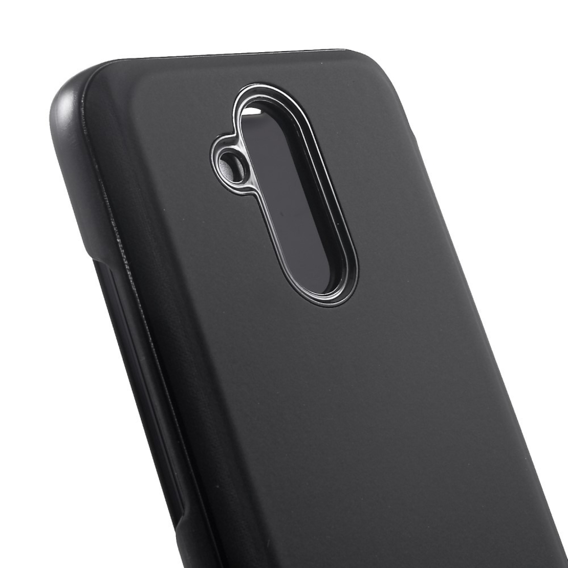 Husa Huawei Mate 20 Lite Flip Cover Oglinda Negru