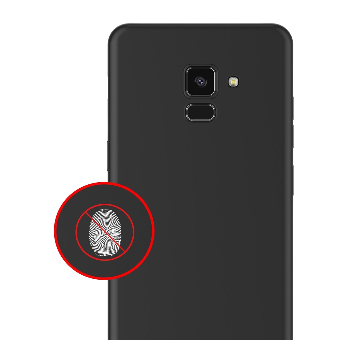 Husa Samsung Galaxy A8 2018 Luxury Case Negru