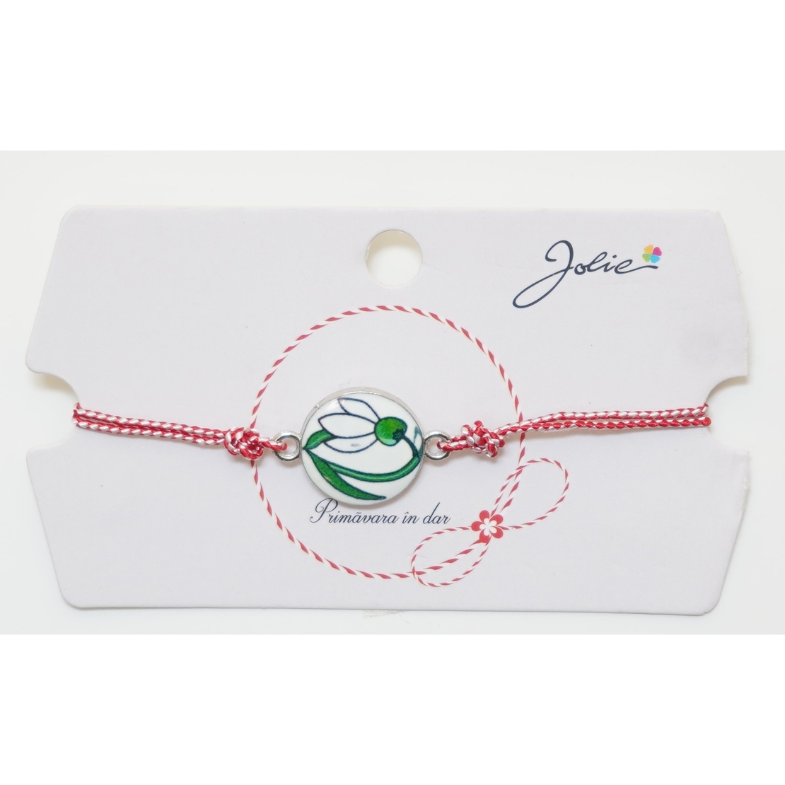 Martisor Bratara Traditionala, Pandantive Aprox 2 cm, Model 6