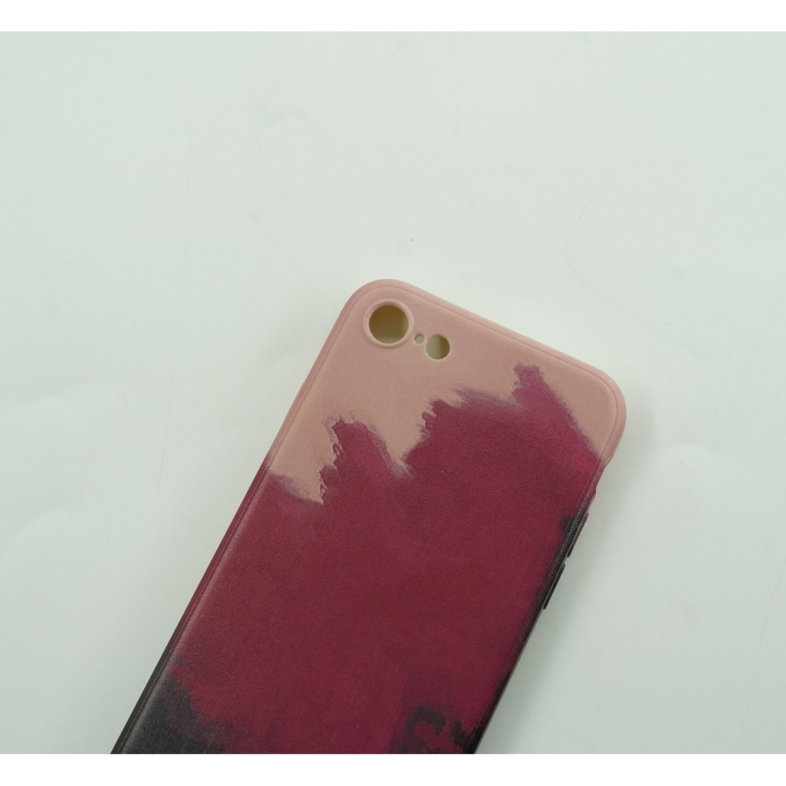 Husa protectie Flippy compatibila cu Apple iPhone 12 Pro Tpu Ombre, Roz/Mov/Negru