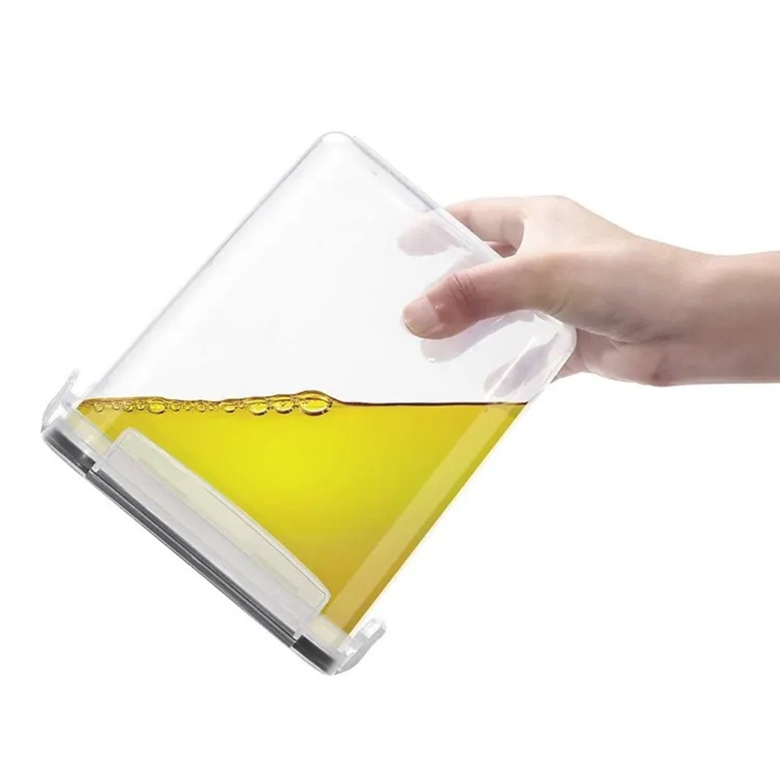 Cutii de depozitare alimente, Flippy, Set din 8 Cutii pentru Condimente, Cereale, Cutii pentru Bucatarie, din Plastic PP, Cutii Alimentare, Diferite Dimensiuni, Transparente
