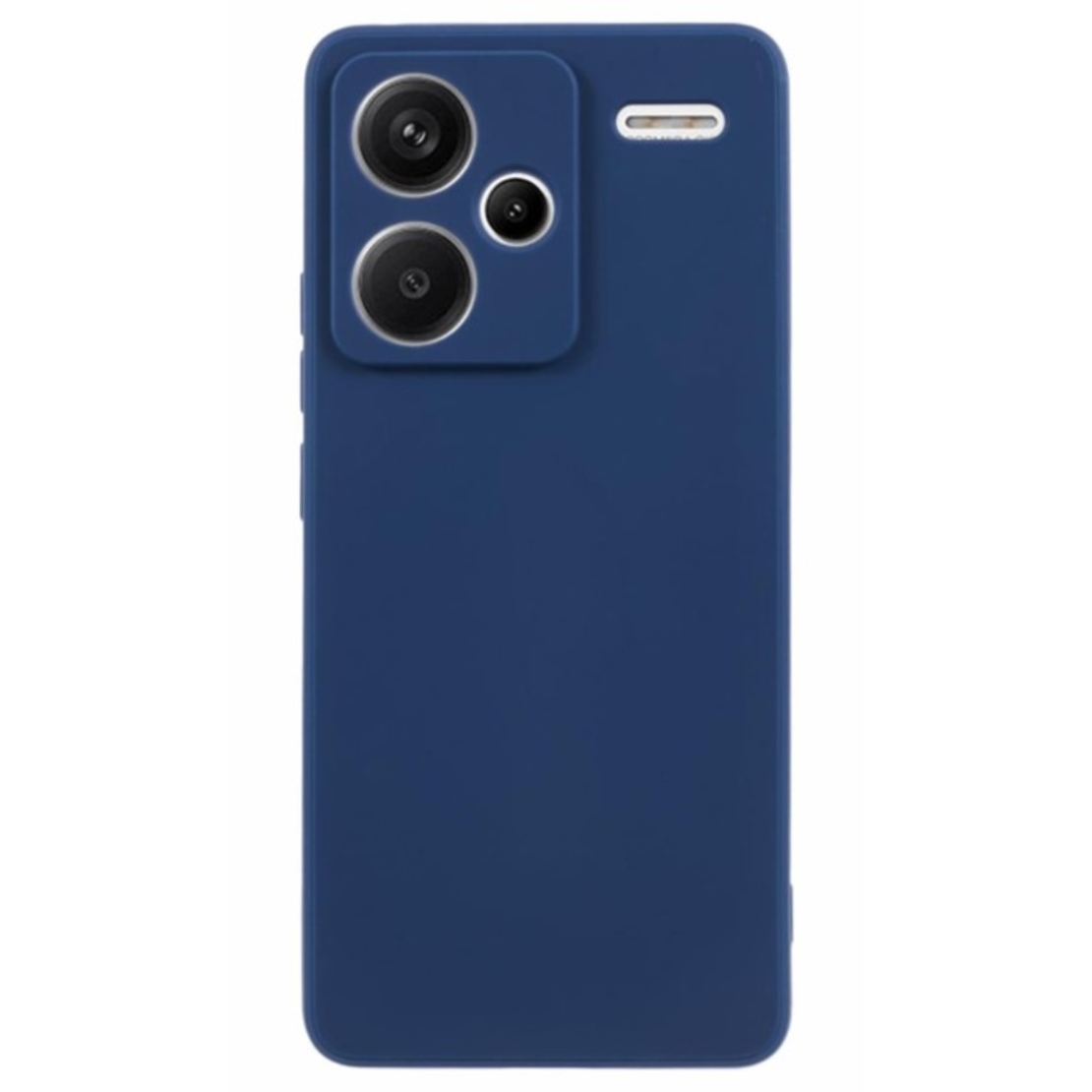 Husa de Protectie, Flippy, pentru Xiaomi Redmi Note 13 Pro Plus 5G, Liquid Silicone, cu Microfibra pe Interior, Protectie Antisoc, Compatibil Incarcare Wireless, Albastru