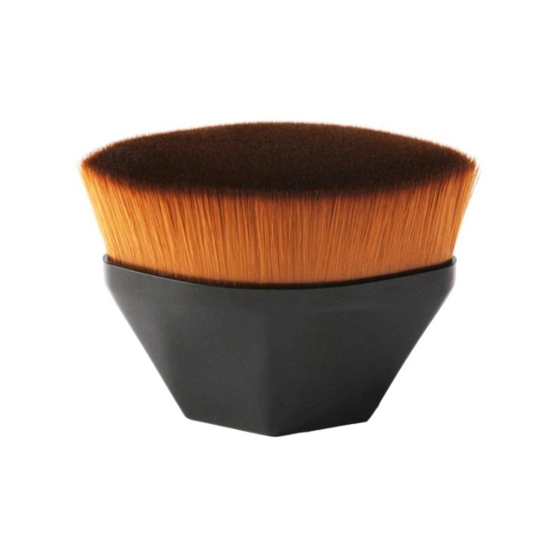 Pensula kabuki plata pentru fond de ten, Flippy, negru