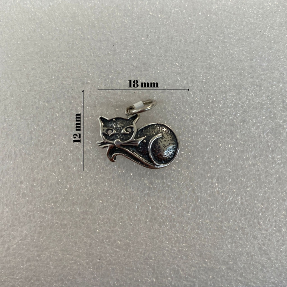 Pandantiv, Jolie Silver, Argint 925, Model Pisica, 1.4 g, 12x18 mm