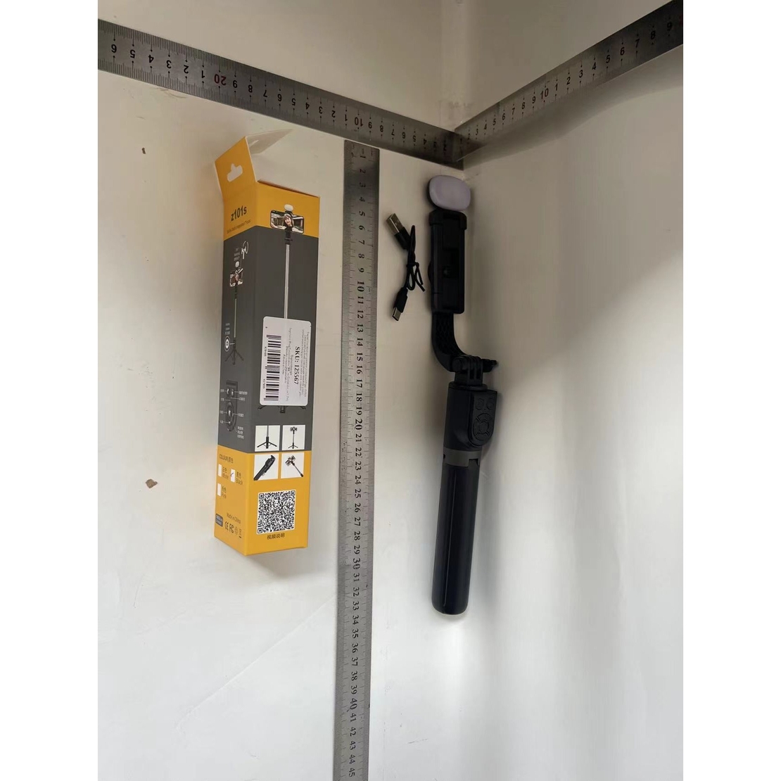 Trepied foto telescopic premium profesional Flippy Z14S , cadru multifunctional, telecomanda detasabila, pentru telefon/camera foto/gopro, functie selfie stick, ajustabil, pliabil, H33-140 cm, aluminiu, Negru