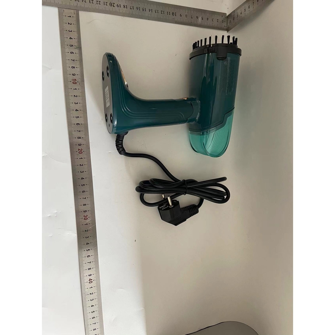 Aparat de Calcat Haine, Flippy, Aparat Portabil pentru Calcat Haine, Perfect pentru Calatorii, 20 x 10.5 x 8.7 cm, 1500 W, 220 V, Turcoaz