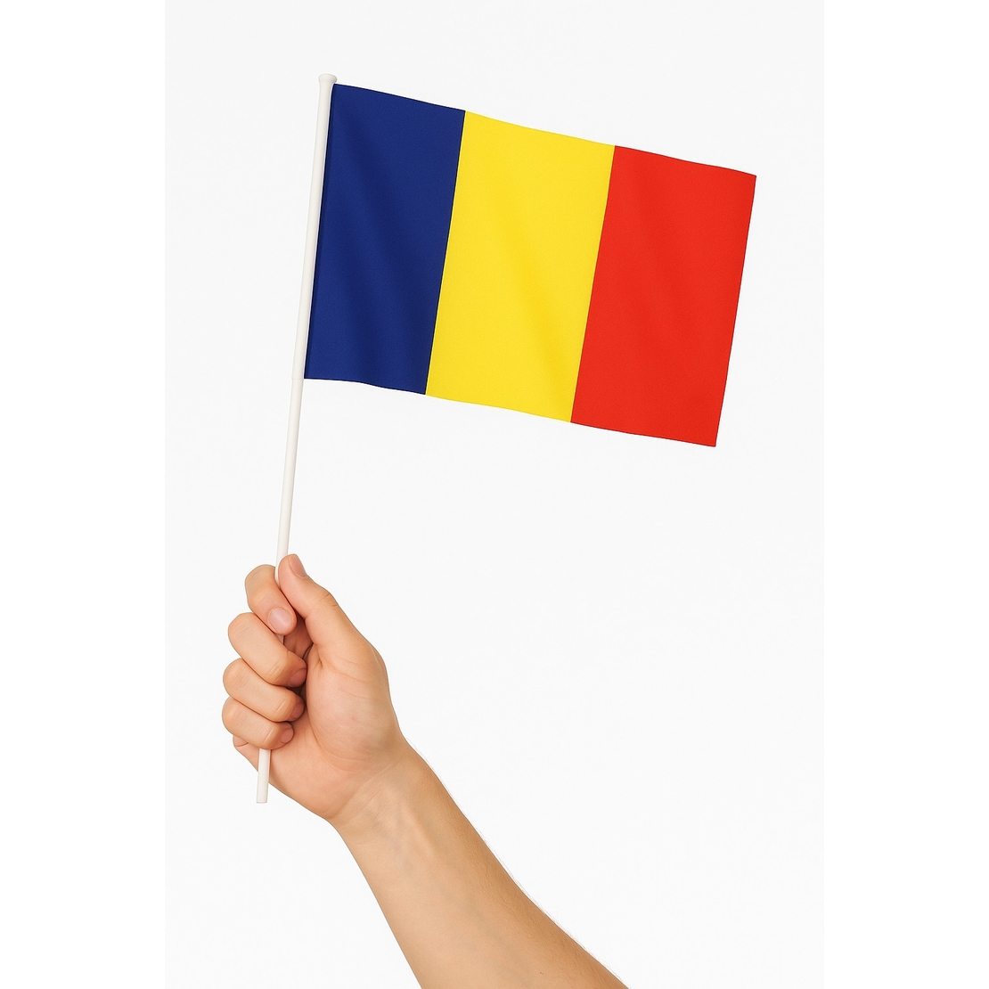 Set 12 Steaguri de Mana Tricolor, Flippy, Dimensiune 20x30 cm, Stegulet, Drapel