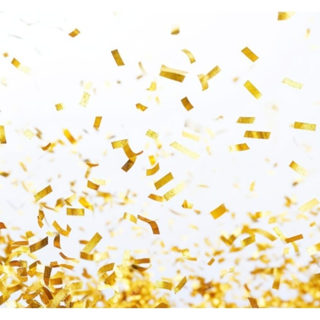 Tun Confetti, Flippy, Model Folie Aurie, 40 cm, Ambalaj din Carton, Eliberare prin Rasucire, Auriu