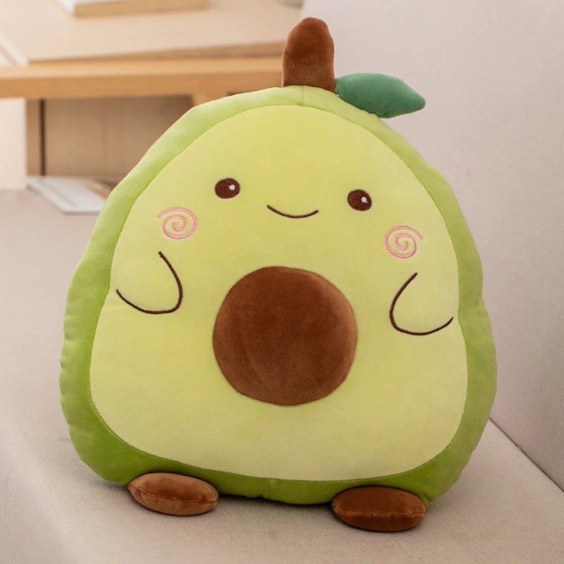 Patura 2in1 pentru Pat sau Canapea, Flippy, Model Jucarie Avocado cu Spatiu de Depozitare Patura, Microfibra, 1x1.7 m, Verde