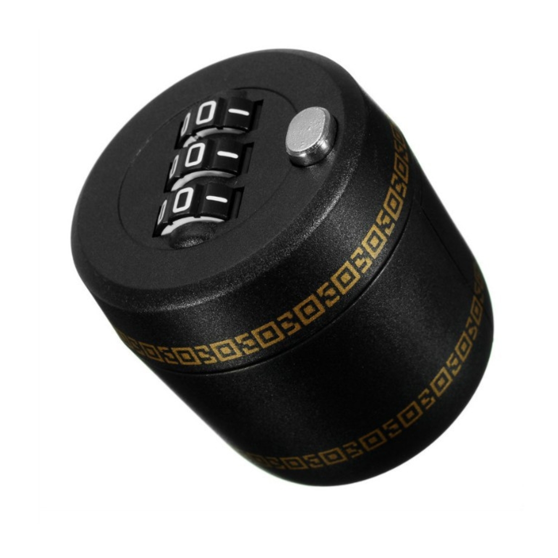 Lacat de Blocare pentru Sticle, Flippy, Lacat pentru Sticle cu Bauturi, din Plastic PP durabil, Cu Parola din 3 Cifre, 40 x 42 x 45 mm, Negru