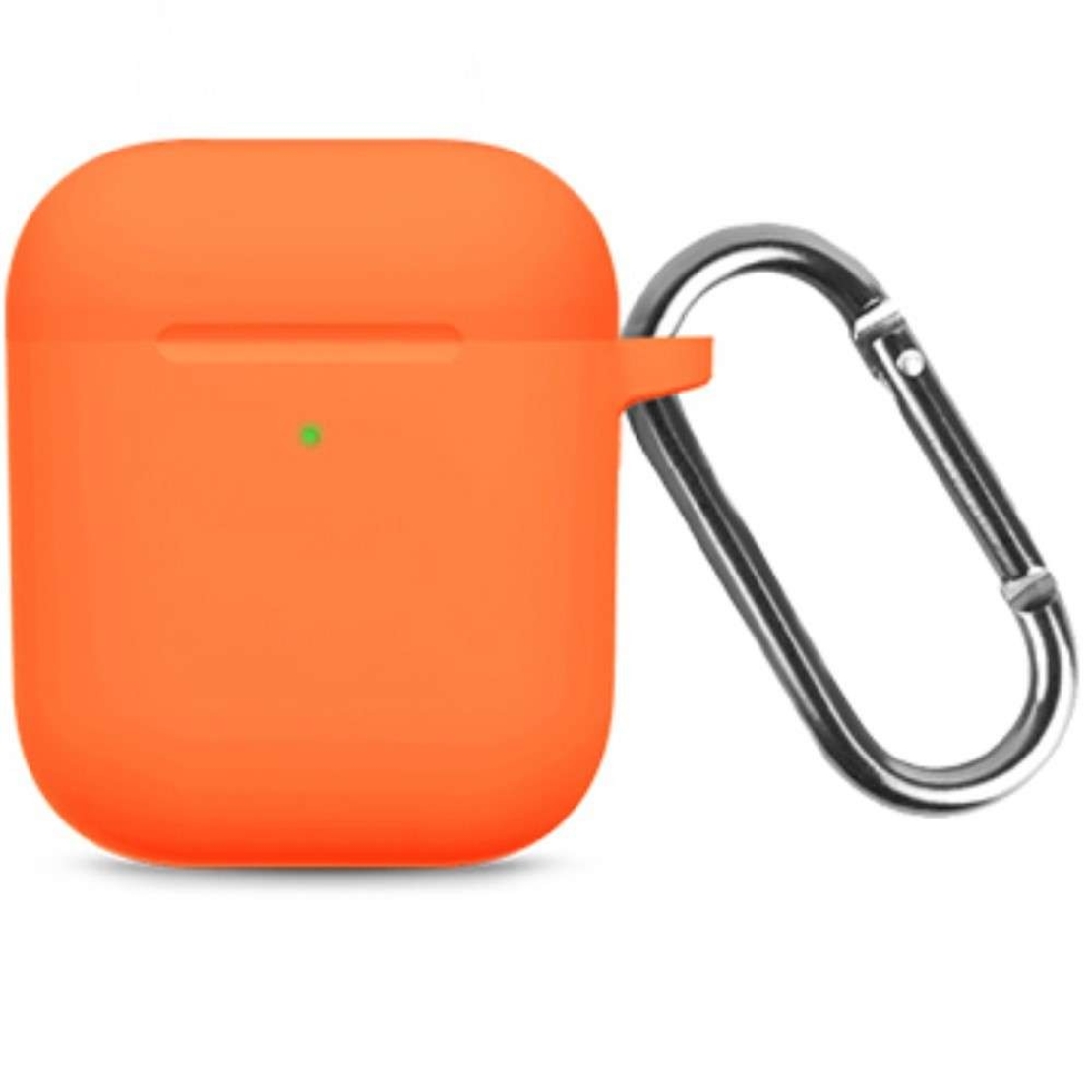 Husa AirPods cu Inel Prindere Portocaliu