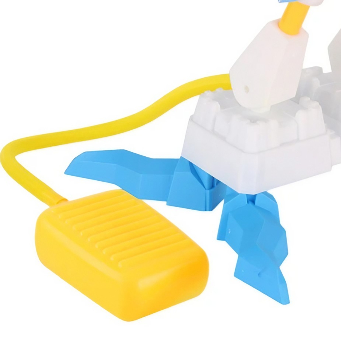 Jucarie pentru Copii, Flippy, Lansator de Rachete cu Piciorul, Doua Lansatoare, 6 Rachete Fara Lumini, 33x25x27 cm, Alb-Albastru