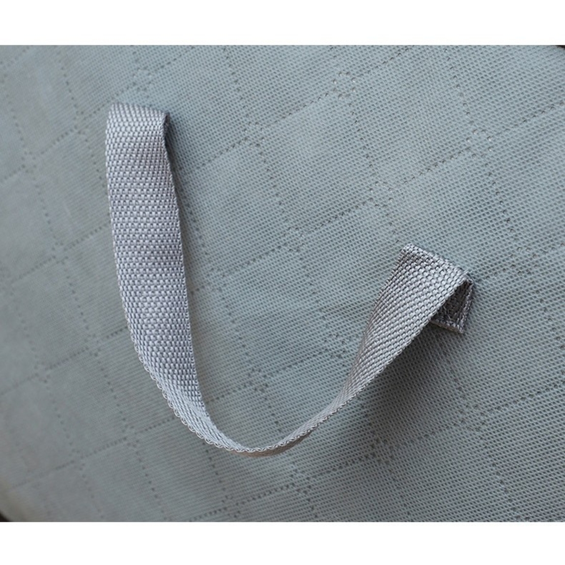 Husa de Depozitare, Flippy, Intrebuintare Multipla, Pliabila, cu Fermoar Bidirectional si Fereastra Laterala Transparenta, Lavabila, 50x48x28 cm, Gri