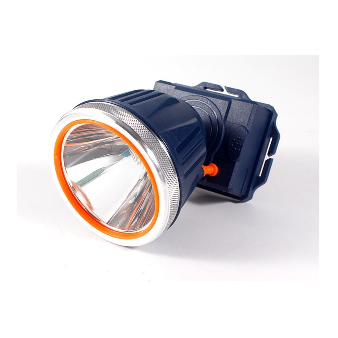 Lanterna LED de Montat pe Cap, Flippy, cu Raza Lunga de Zoom, Reincarcabila USB, Far Telescopic, Rezistent la Apa, Reglabil, pentru Pescuit in Aer Liber, Camping, Lumina Puternica, Lanterna, 10.5x8x6.5 cm, Albastru