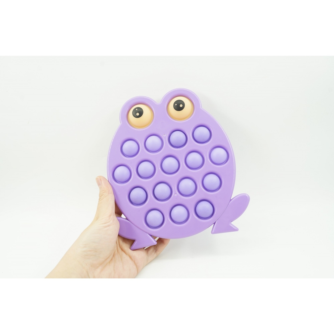 Jucarie senzoriala antistres, Simple Dimple, Broasca, Mov