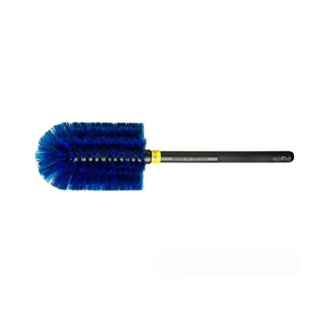 Set 3 Piese pentru Cosmetica Auto, Flippy, din Plastic si Otel, Maner Ergonomic, Perie Butuc, Anvelope, Detalii, Albastru