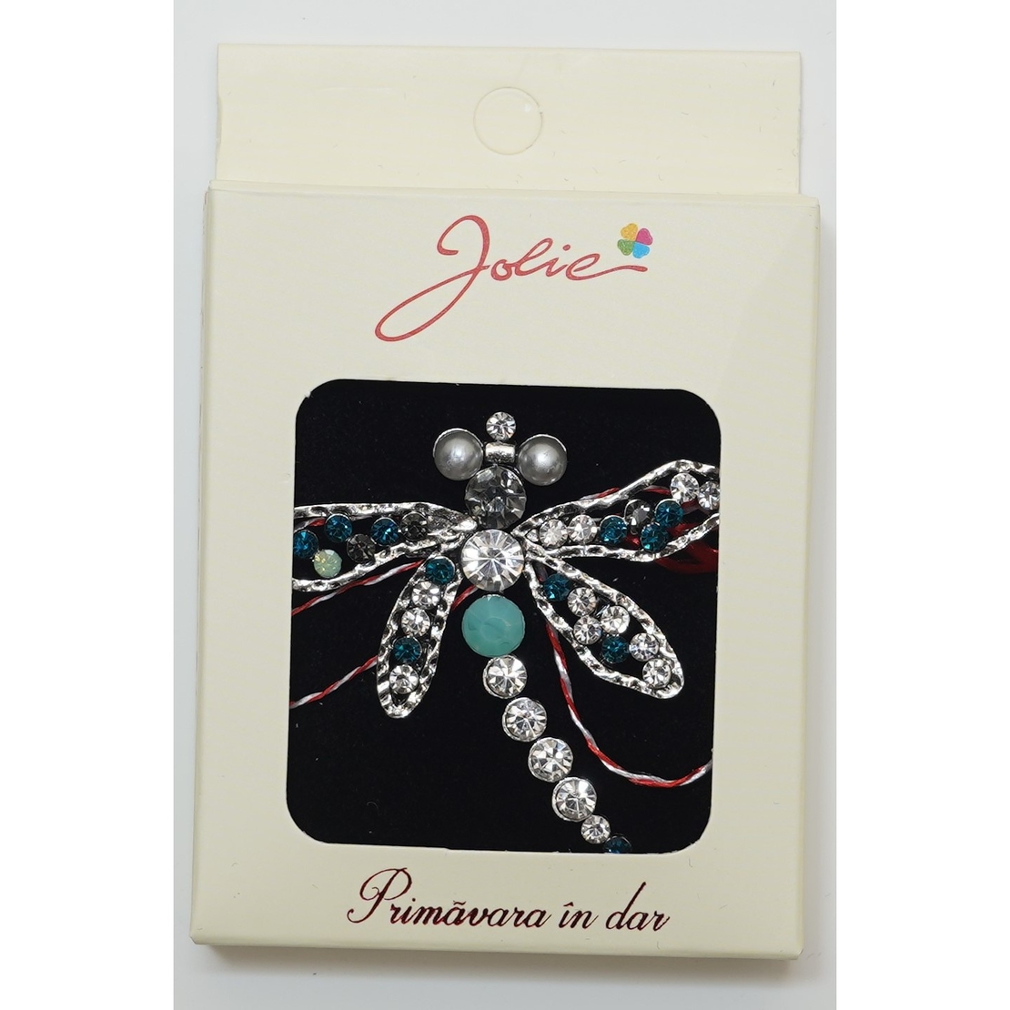 Martisor Brosa Medie, Multicolora, Dimensiune Brosa Aprox 5 cm, Material Metal, Model 13