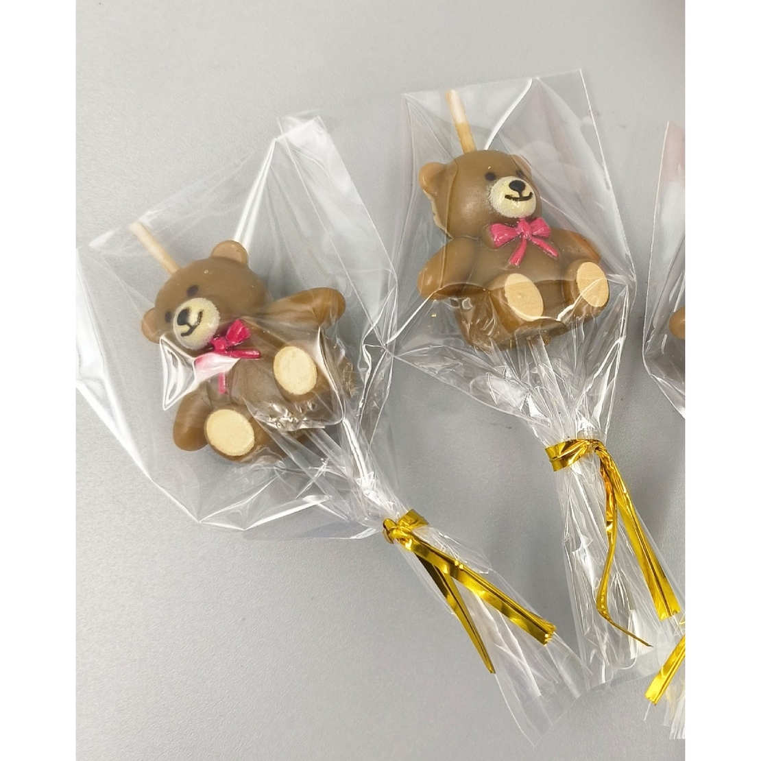Lumanare de Tort, Flippy, Model Ursulet, Party, 8 x 3.2 cm, Maro