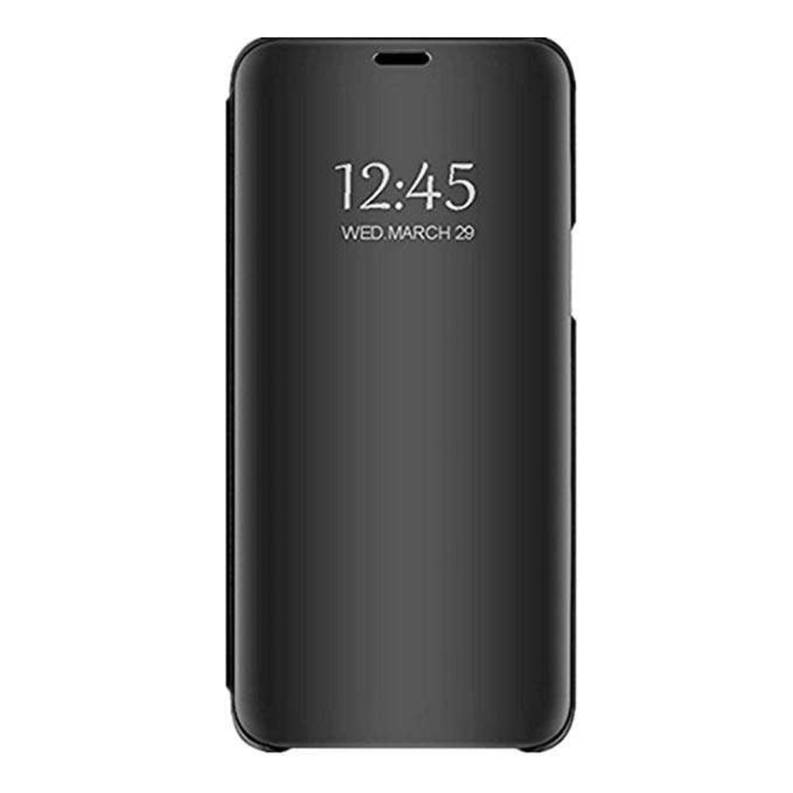 Husa Samsung Galaxy J6 Plus 2018 Flippy® Flip Cover Oglinda Negru