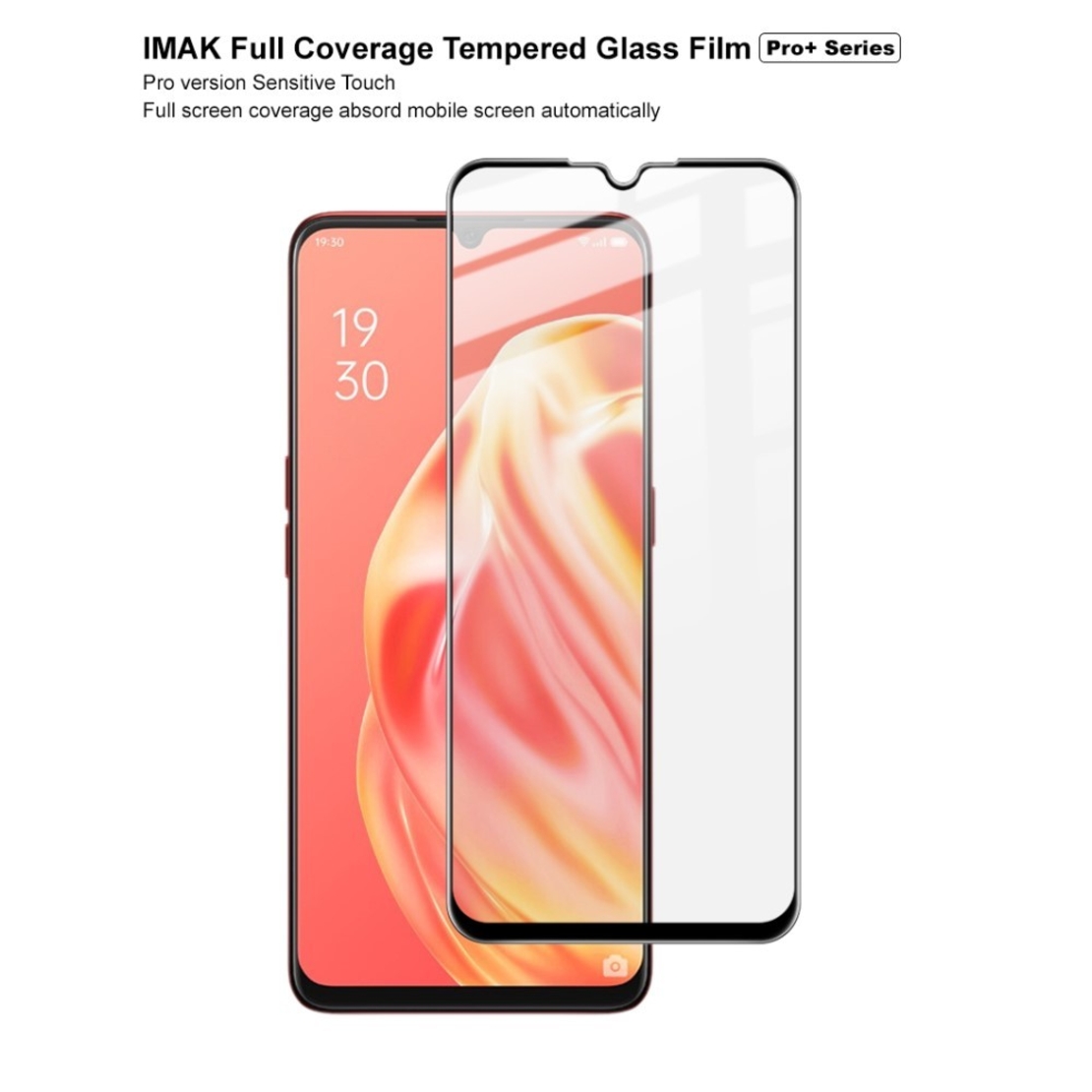 Folie Sticla Flippy® compatibila cu Oppo A91 111D Negru