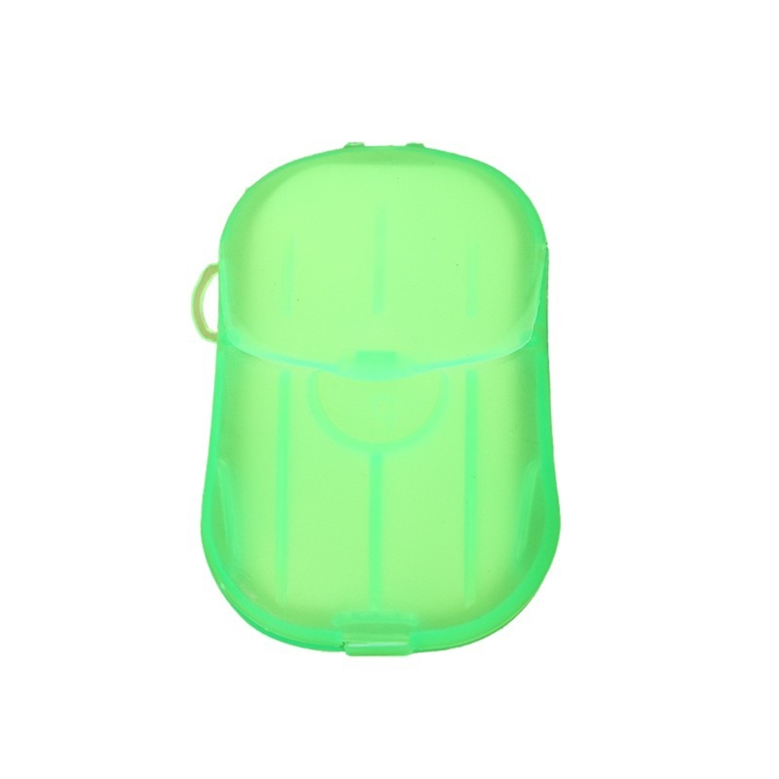 Mini Cutie de Sapun din Hartie, Flippy, de Unica Folosinta, Portabila, Potrivit pentru Calatorii, 20 buc, Verde