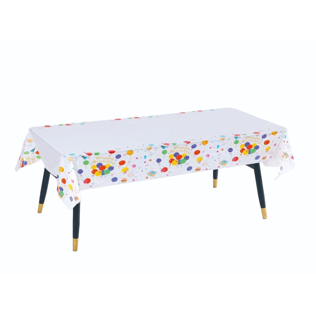 Set 9 Accesorii pentru Masa, Petrecere, Flippy, Model Happy Everyday, 78 buc, Multicolor