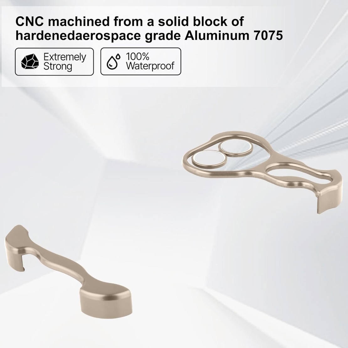 Husa Metalica Compatibila cu iPhone 16, Flippy, Protectie pentru Colturile Telefonului si Camera, Aliaj, Antisoc, Antizgariere, Auriu