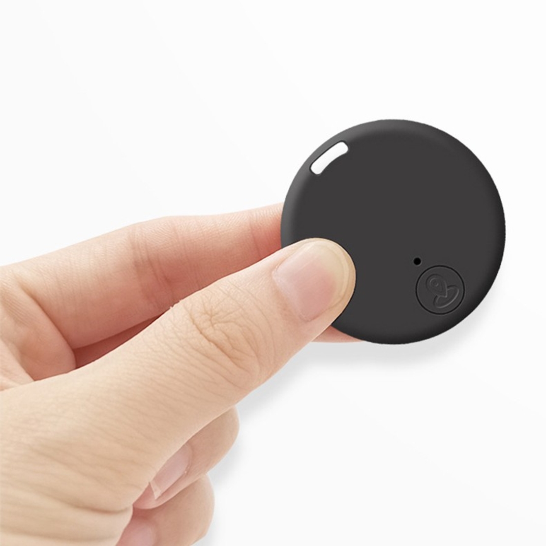 Dispozitiv Anti Pierdere Inteligent, Flippy, conexiune Bluetooth, Dispozitiv Anti Pierdere pentru accesorii, Baterie si Manual de Utilizare Incluse 38 x 38 x 7 mm, Negru