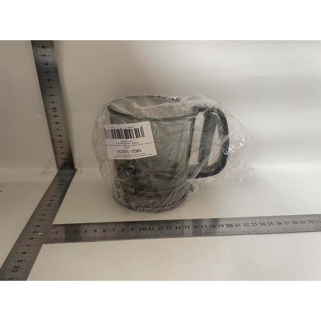 Sita Cernator Manual de Faina Portabila, Flippy, din Plastic, cu Maner, Strat Dublu, 15 x 12 x 11 cm, Transparent Gri Inchis