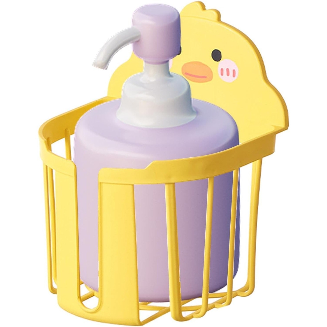 Cutie de Depozitare, Flippy, din Plastic, Montare pe Perete, Model Ratusca, 17.5x13.5x12 cm, Galben