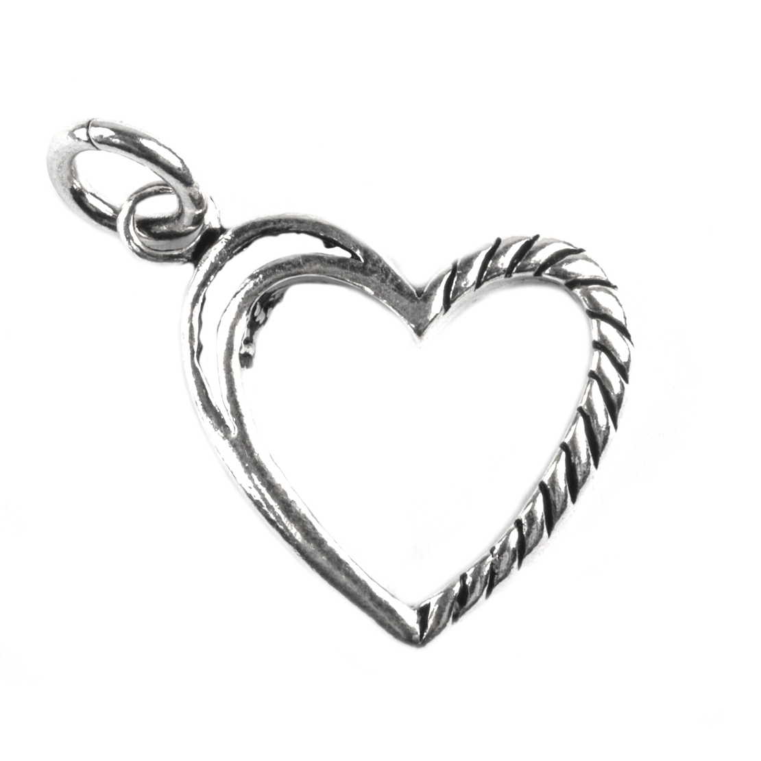 Pandantiv Inima Contur, Argint 925, 2.7 x 1.5 cm